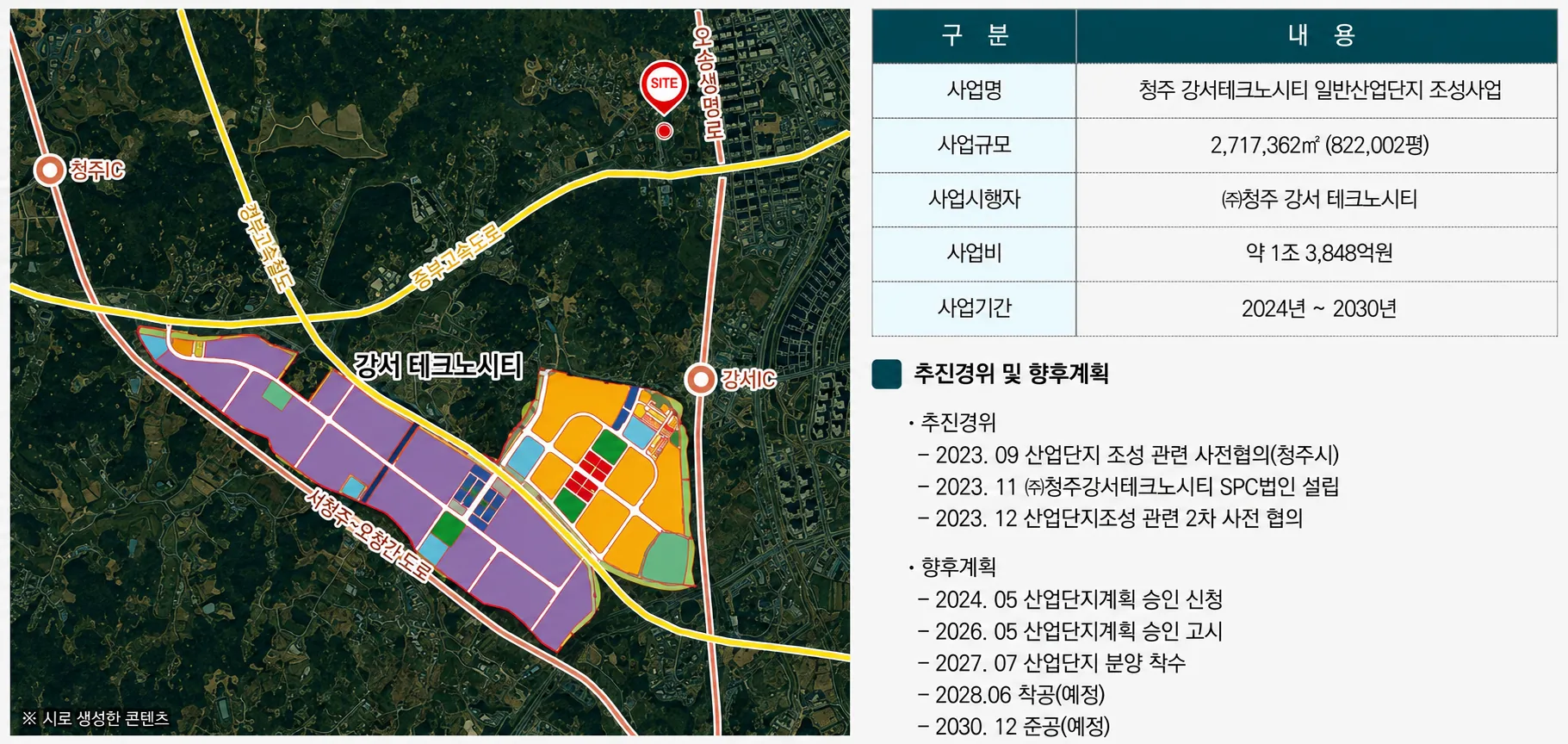 청주 이안포레스트 프리미엄 - 직주근접 프리미엄